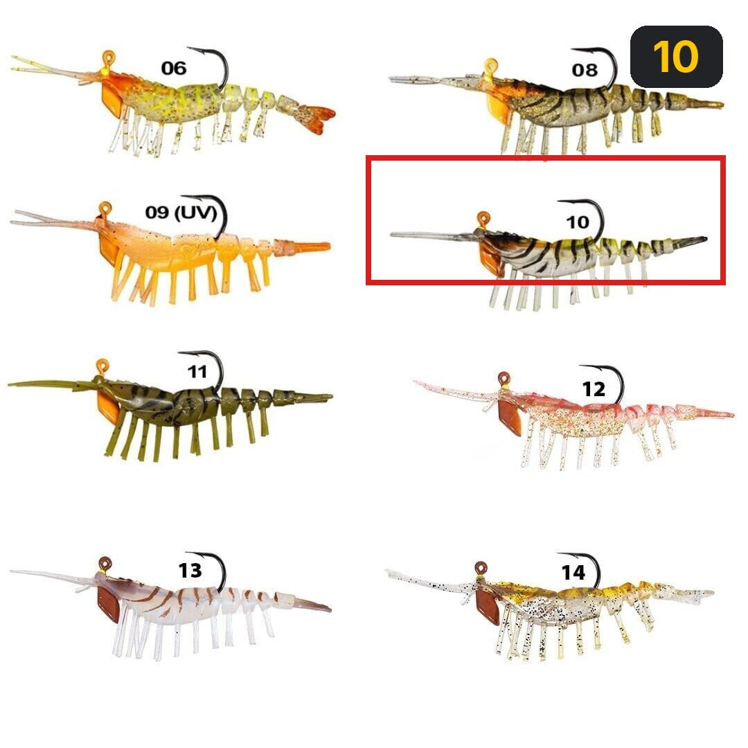 Ryuji Ayu Shrimp 7.5cm 7.2gr Karides Silikon Yem 10