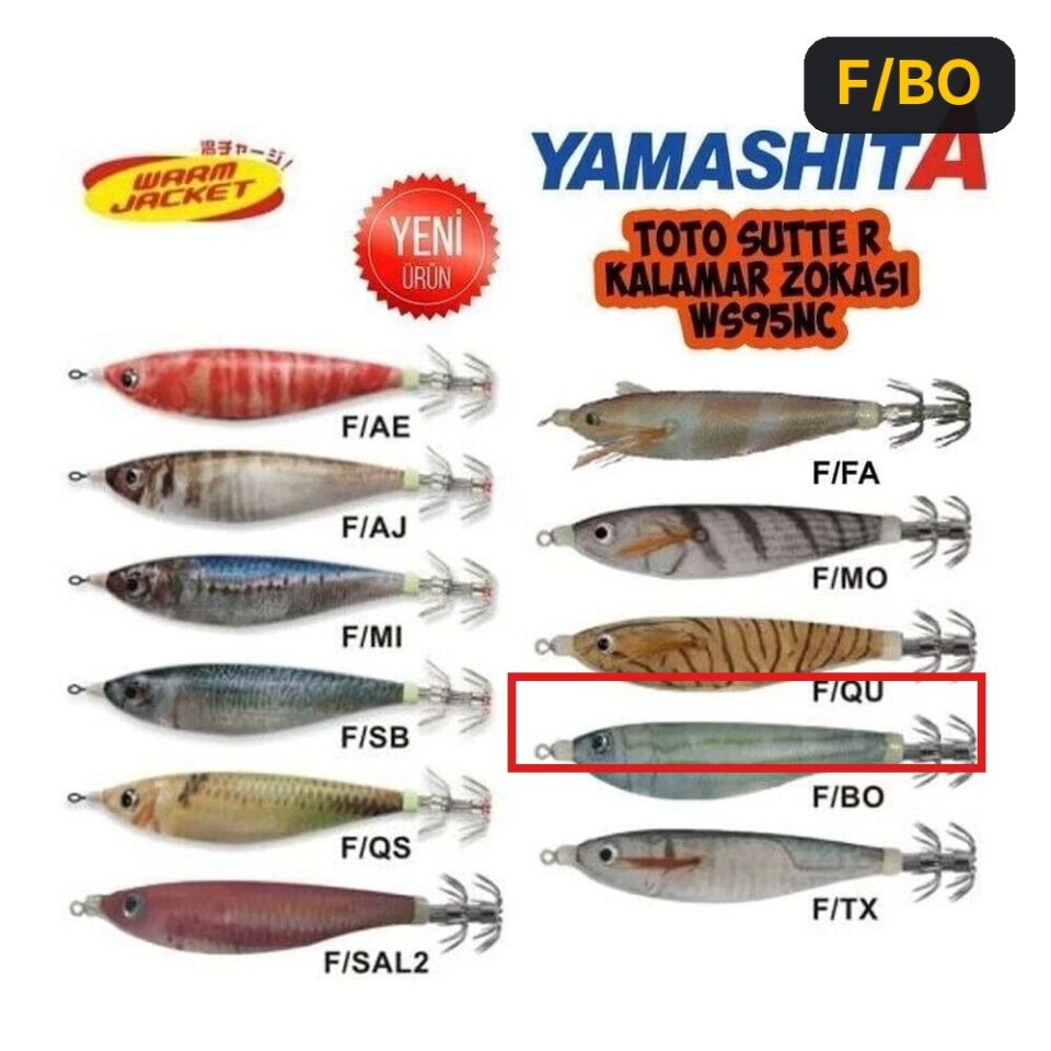 Yamashita Toto Sutte R Kalamar Zokası Ws95NC F/BO