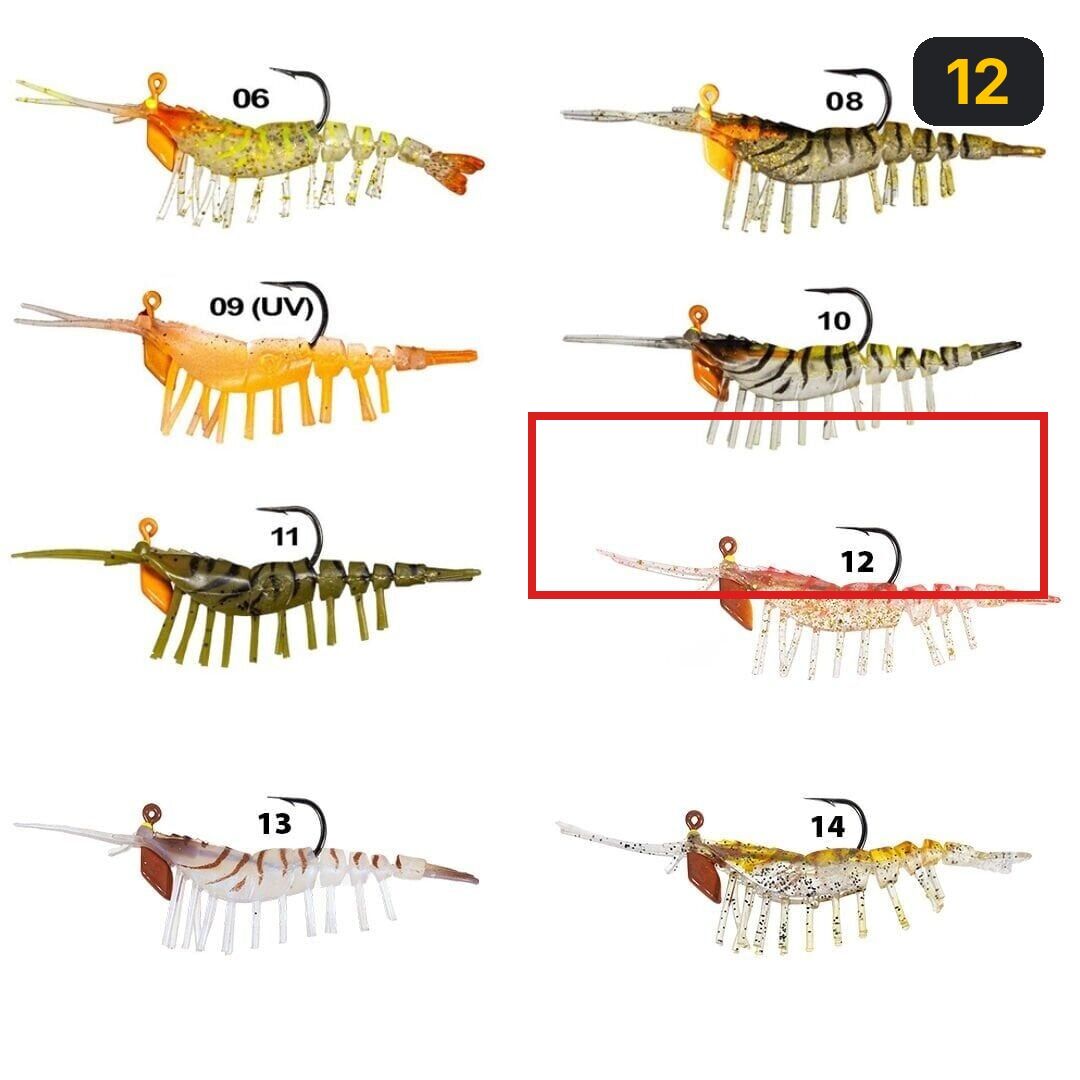 Ryuji Ayu Shrimp 7.5cm 7.2gr Karides Silikon Yem 12