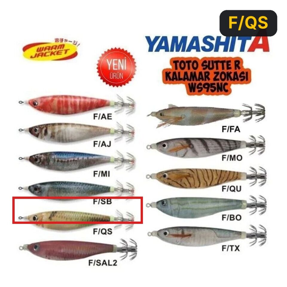 Yamashita Toto Sutte R Kalamar Zokası Ws95NC F/QS