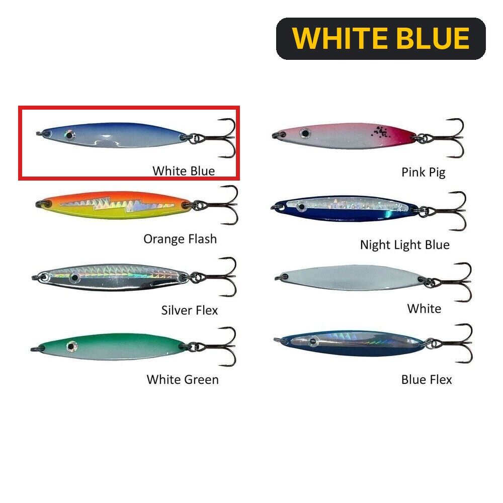 Hansen Fight 7.6cm 24g Kaşık WHITE BLUE