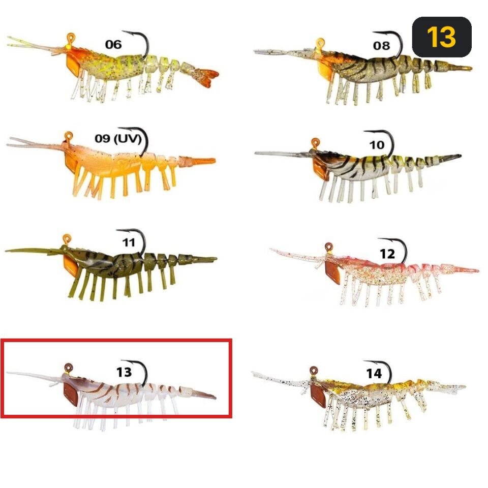 Ryuji Ayu Shrimp 7.5cm 7.2gr Karides Silikon Yem 13