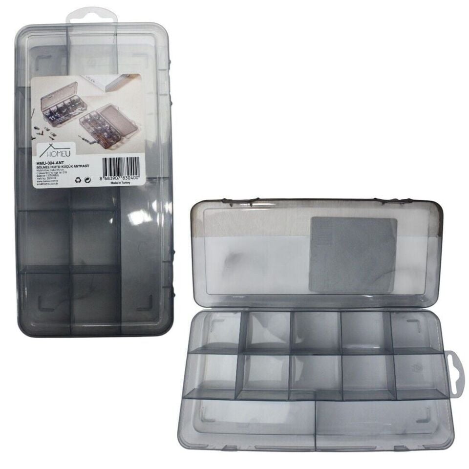 Sea Horse 12 Bölmeli Organizer Gri L