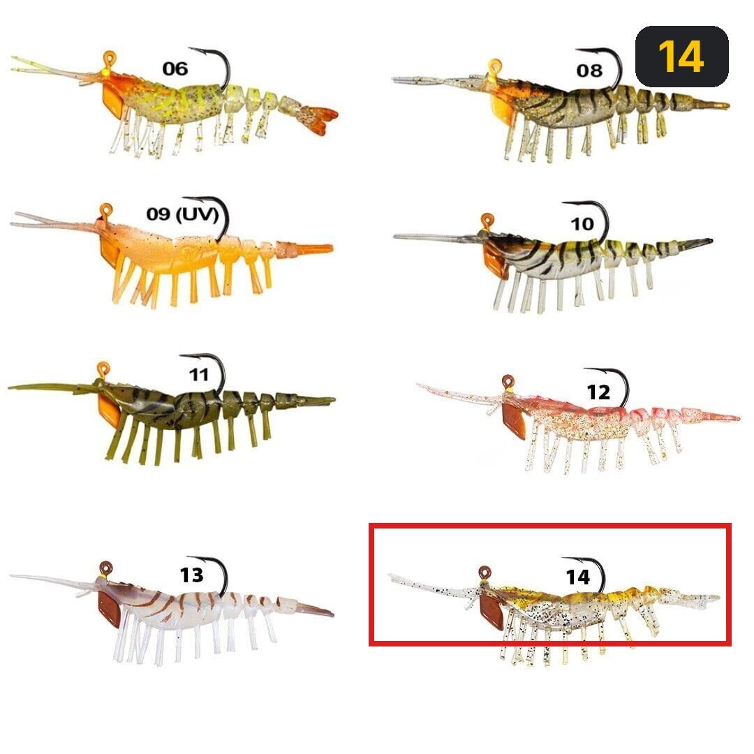 Ryuji Ayu Shrimp 7.5cm 7.2gr Karides Silikon Yem 14