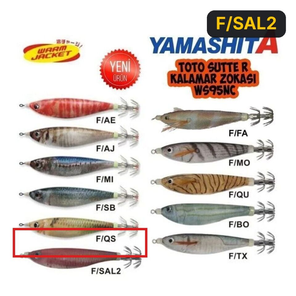 Yamashita Toto Sutte R Kalamar Zokası Ws95NC F/SAL2