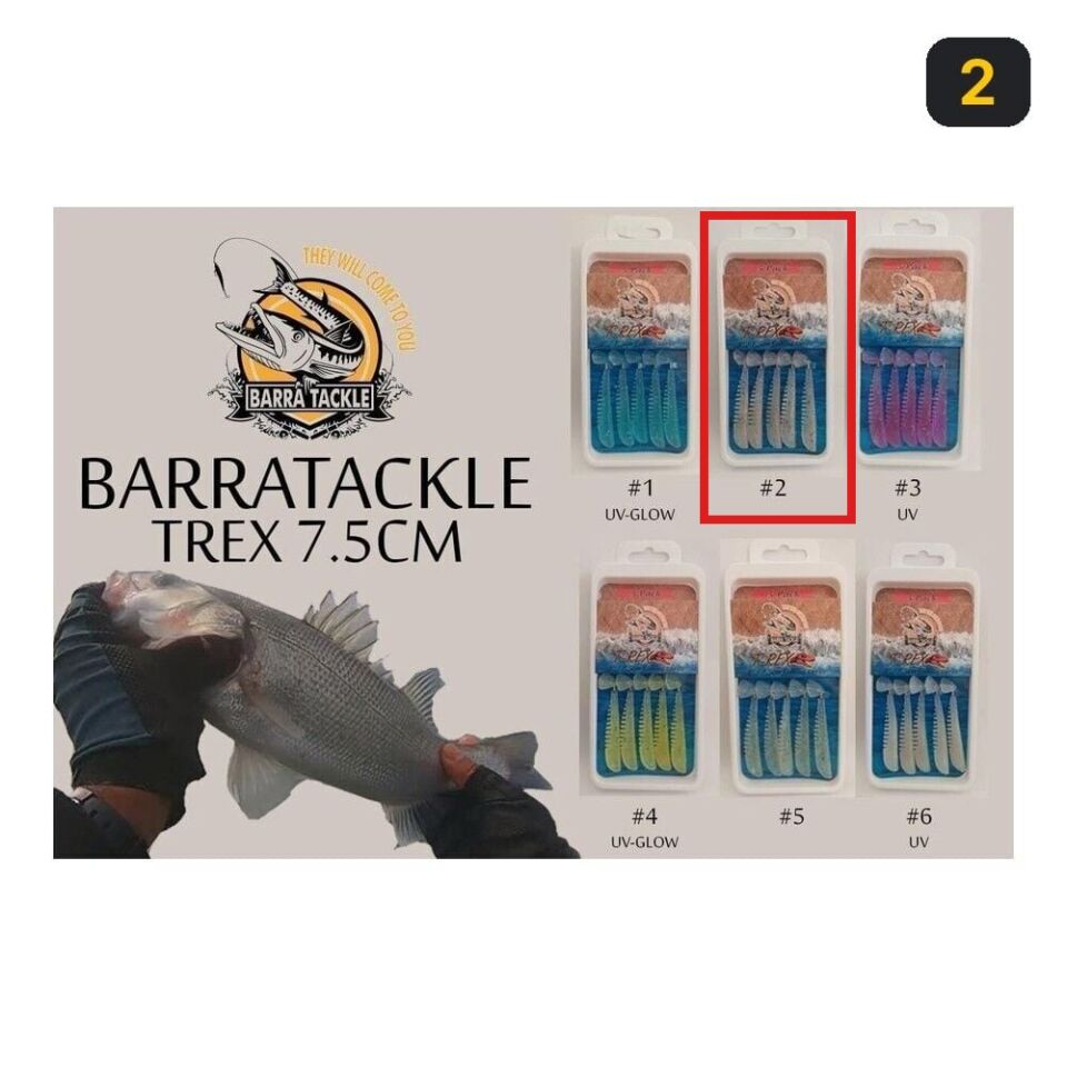 Barratackle Trex 7.5 cm Fishing Lures 2