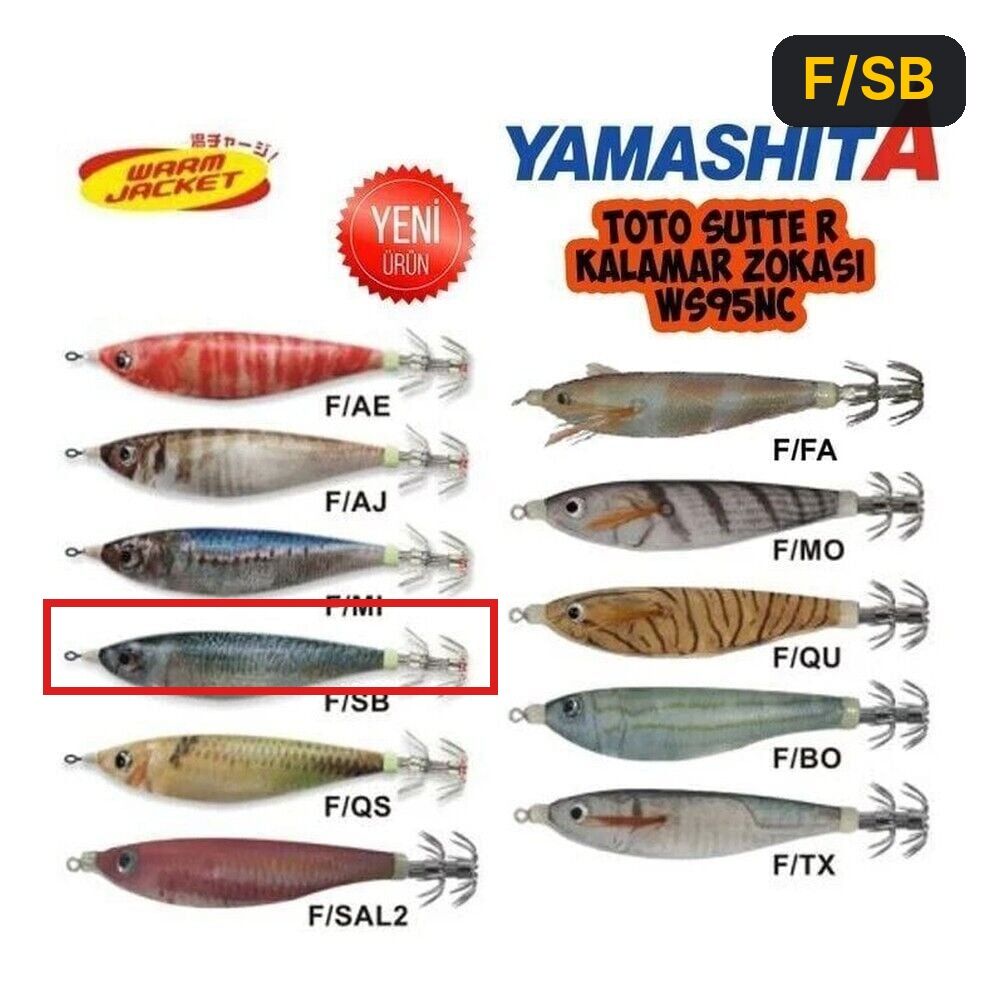 Yamashita Toto Sutte R Kalamar Zokası Ws95NC F/SB