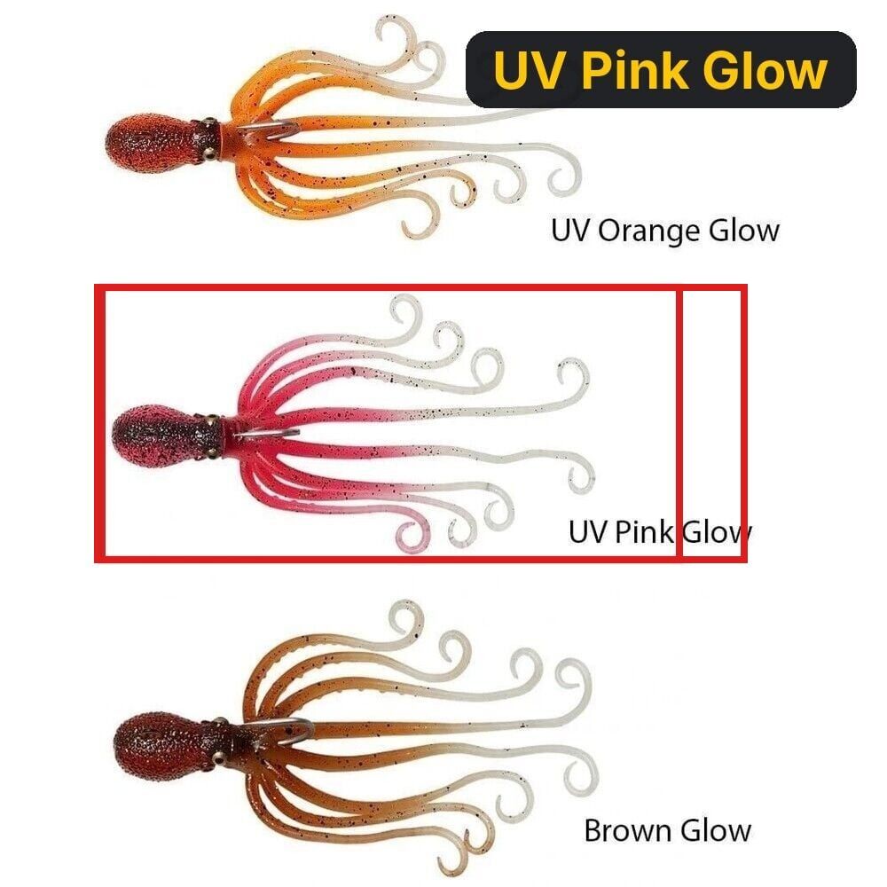 Savage gear Octobus 35g 10cm Suni Yem UV Pink Glow