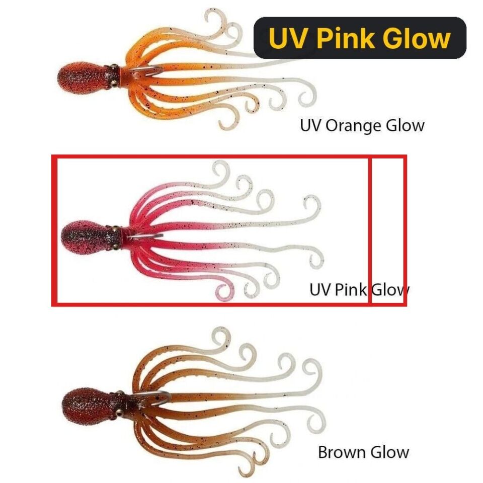 Savage gear Octobus 35g 10cm Suni Yem UV Pink Glow