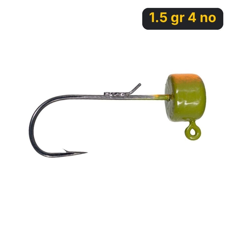 Ryuji Drop Jig Head Green ( 3 Adet) 1.5 gr 4 no
