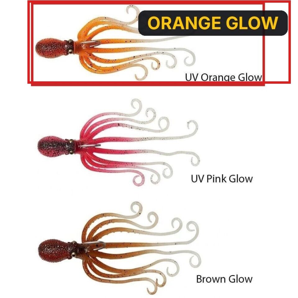 Savage gear Octobus 35g 10cm Suni Yem ORANGE GLOW