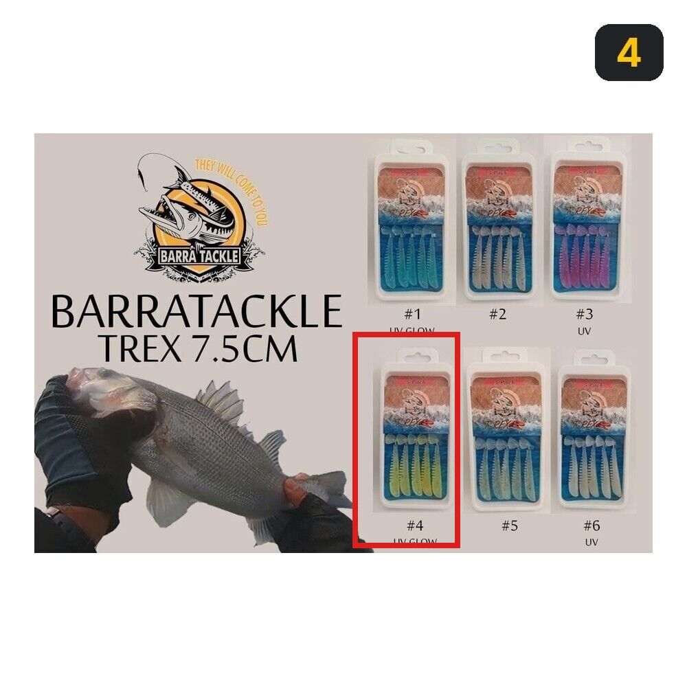 Barratackle Trex 7.5 cm Fishing Lures 4