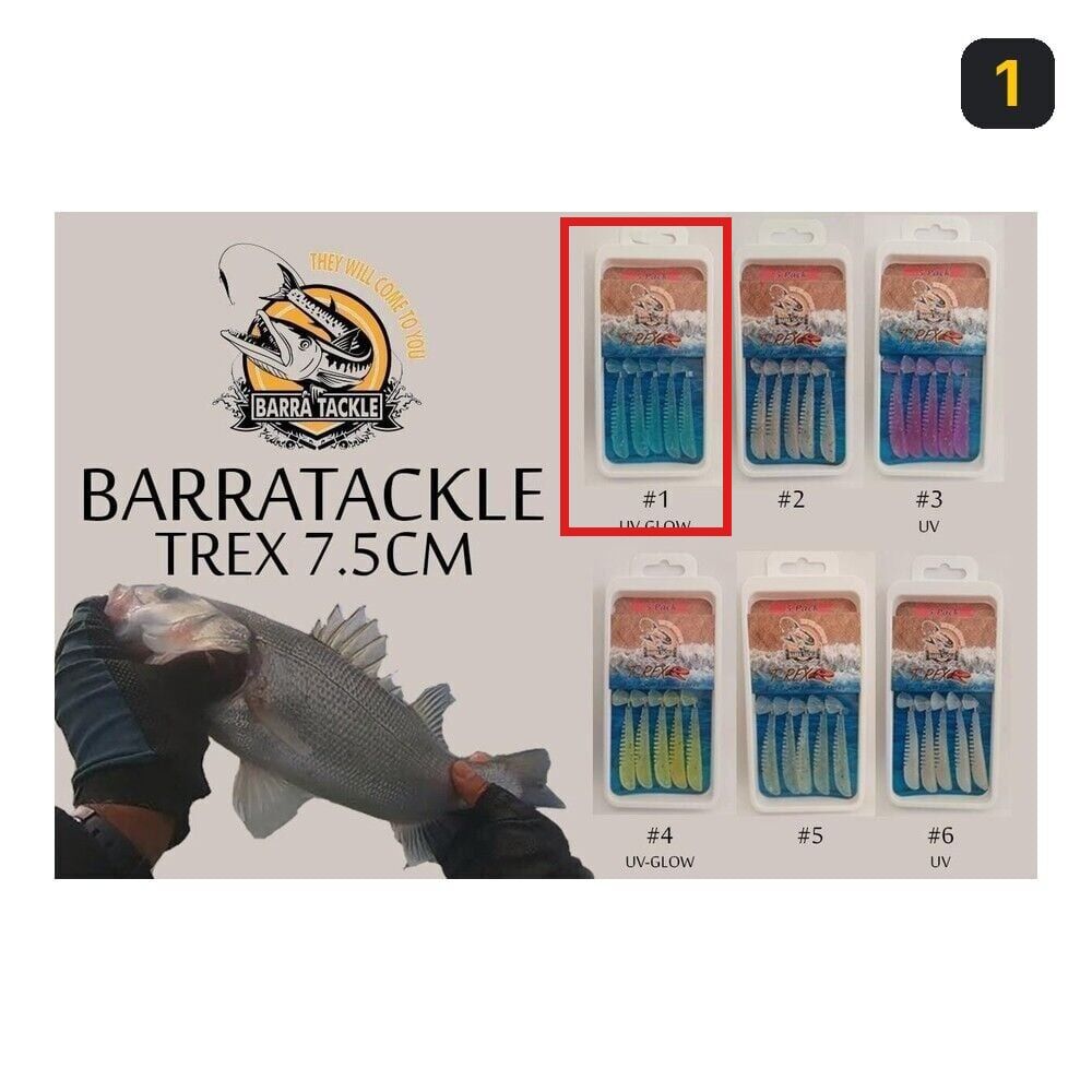 Barratackle Trex 7.5 cm Fishing Lures 1