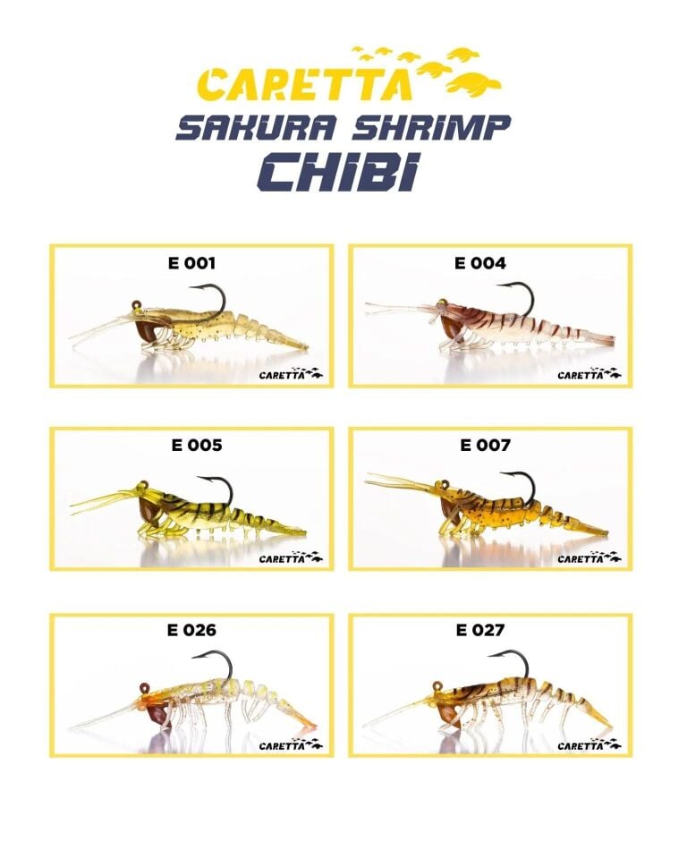 Caretta Sakura Shrimp Chibi 3.7g 50mm Silikon Yem