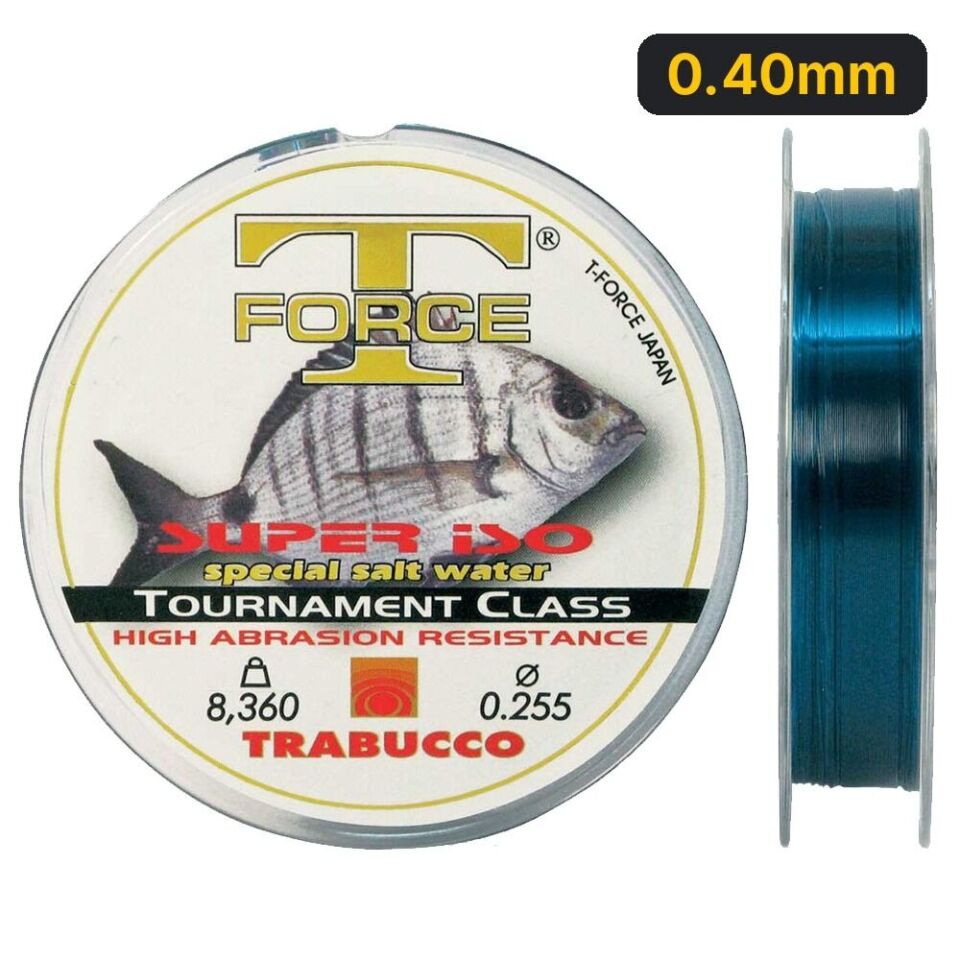 Trabucco T-Force Super Iso Serisi 300m Monofilament Misina 0.40mm