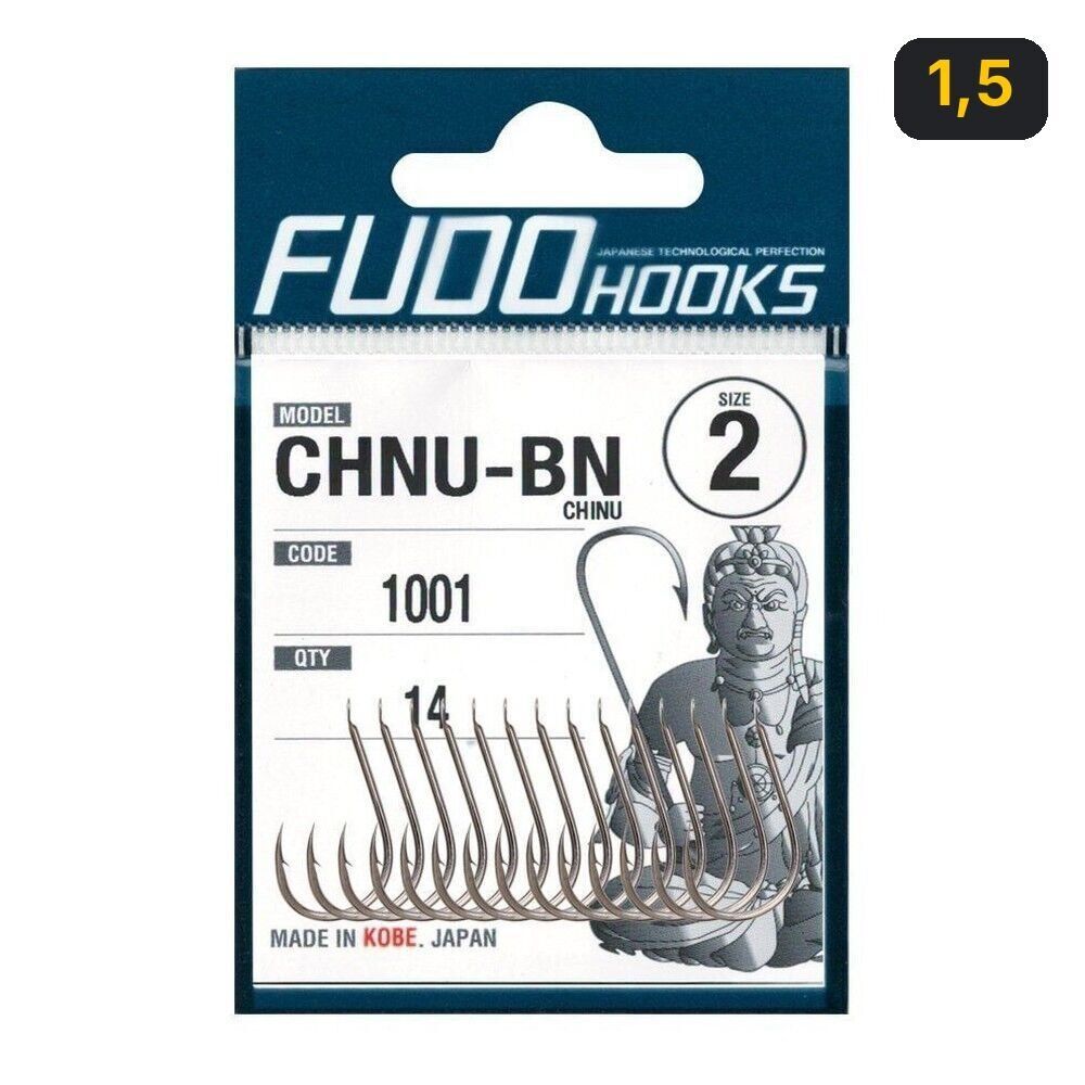 Fudo 1001 Chinu BN Black Nikel İğne 1,5