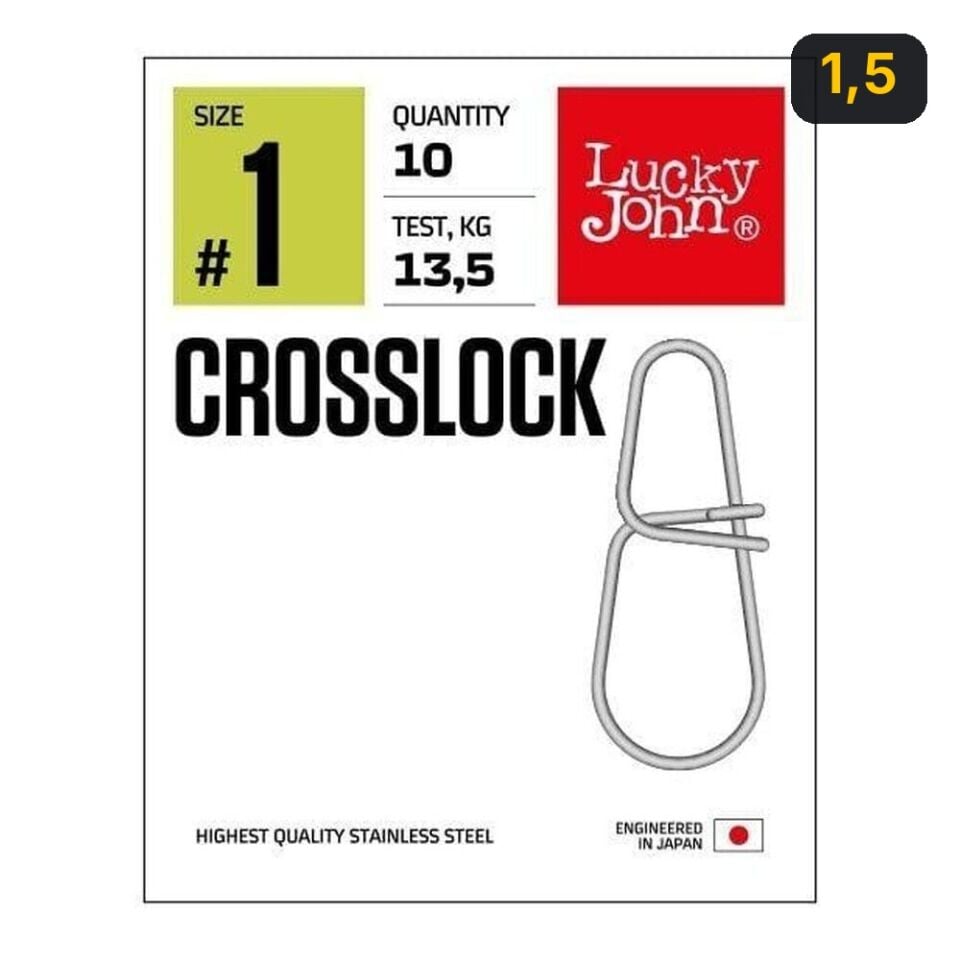 Lucky John Crosslock klips 1,5