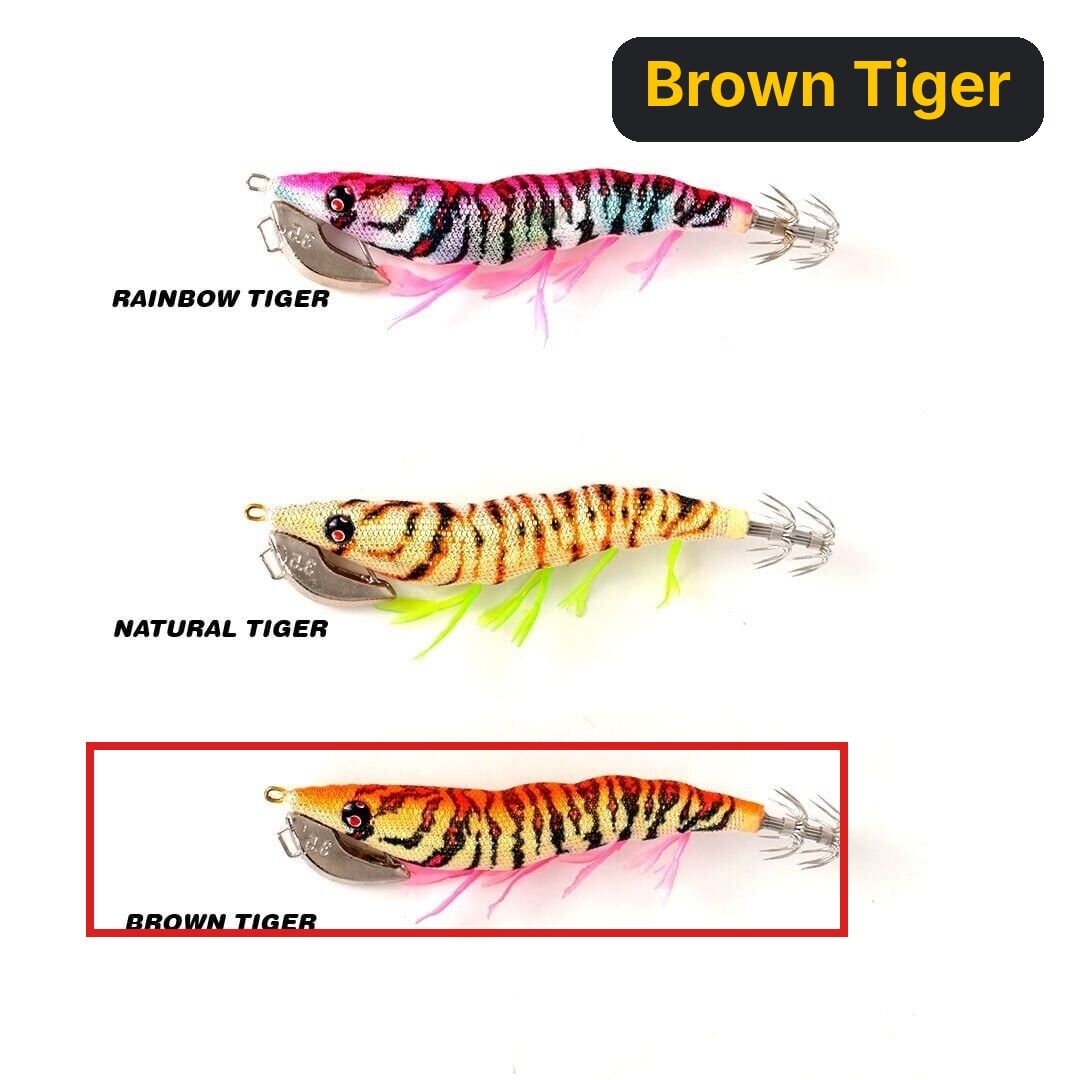 Ryuji Target Squid 3.5# 11cm 24gr Brown Tiger