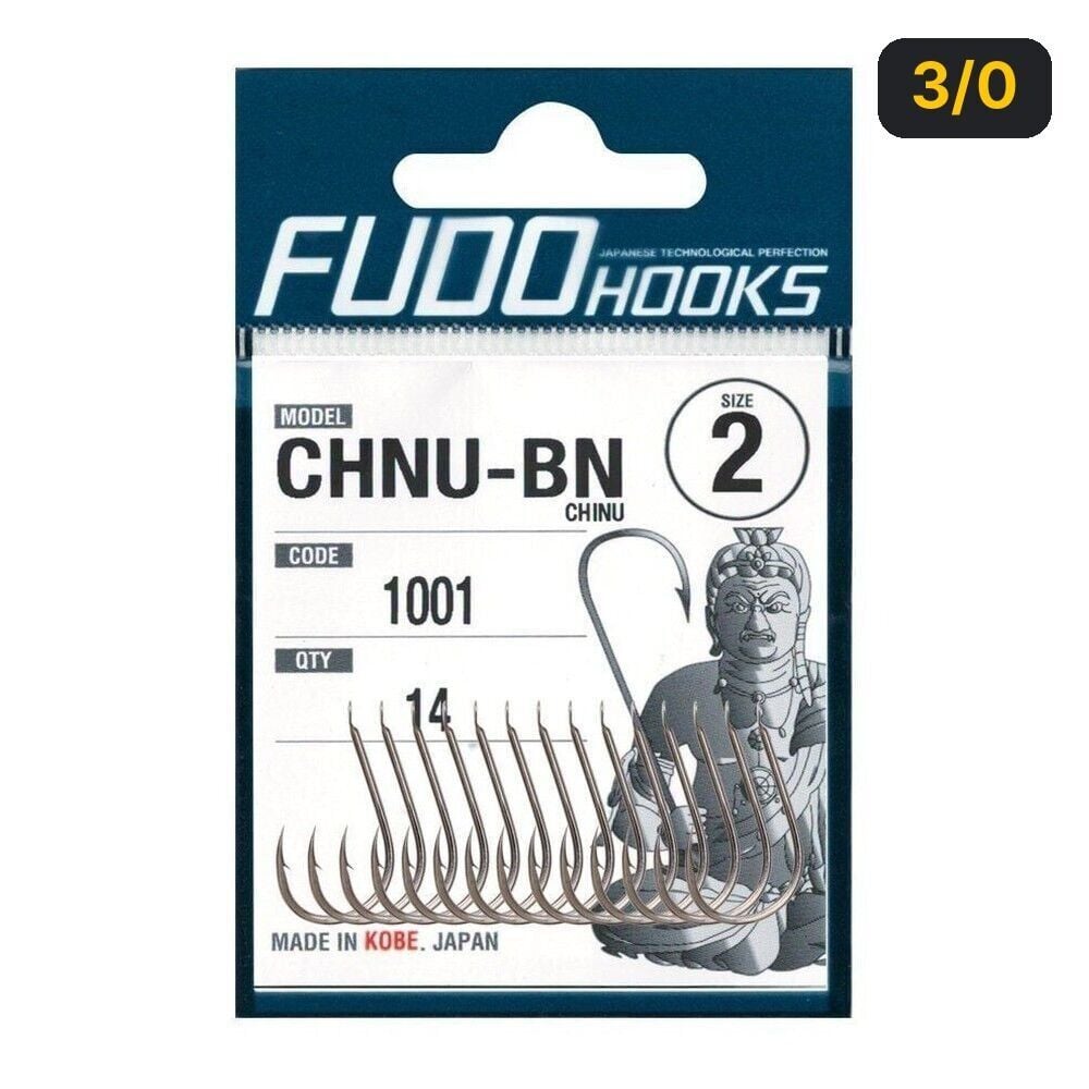 Fudo 1001 Chinu BN Black Nikel İğne 3/0