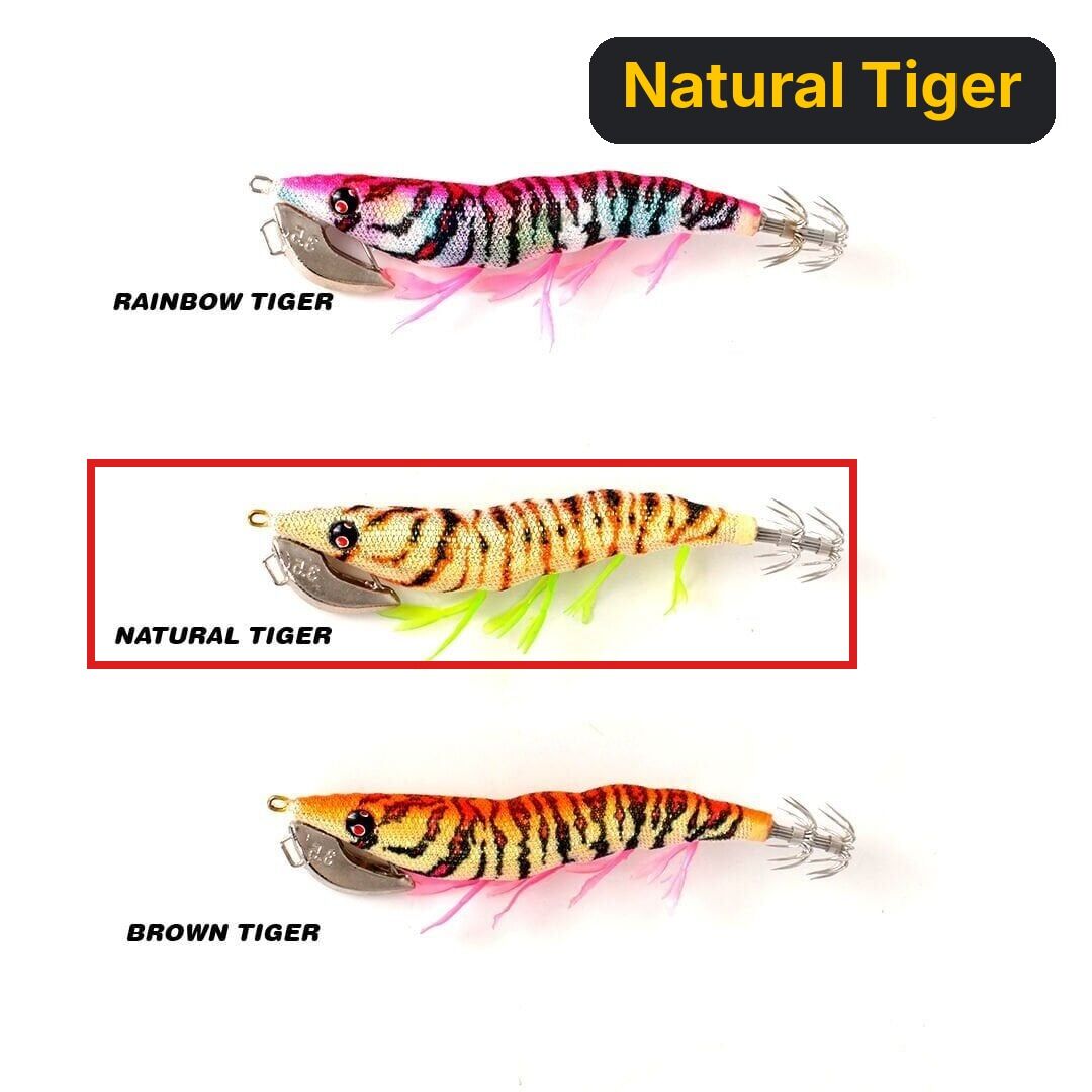 Ryuji Target Squid 3.5# 11cm 24gr Natural Tiger