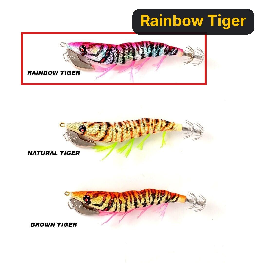 Ryuji Target Squid 3.5# 11cm 24gr Rainbow Tiger