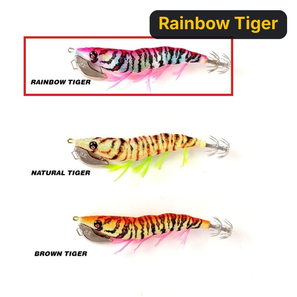 Ryuji Target Squid 3.5# 11cm 24gr Rainbow Tiger