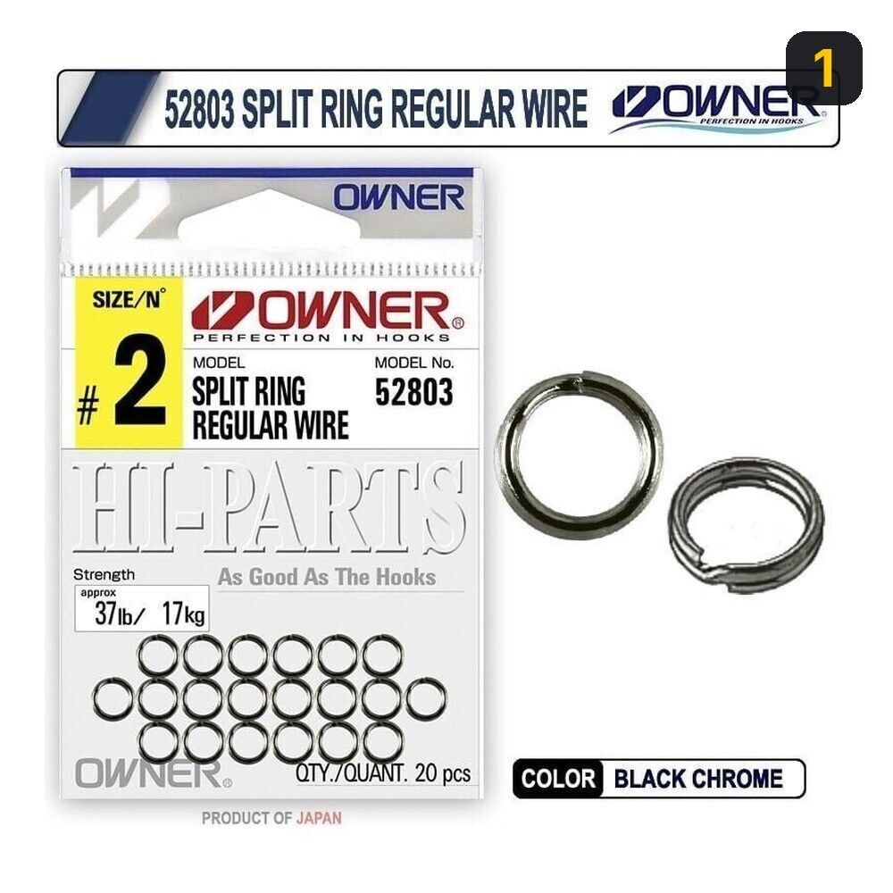 Owner 52803 Split Ring Fine Wire Halka 1