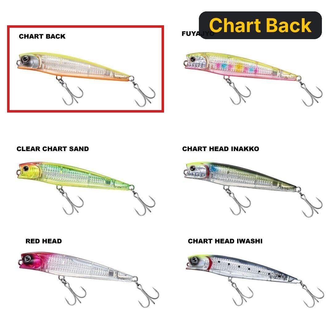 Daiwa Morethan Salt Pencil Laser Impact 95F Maket Yem Chart Back