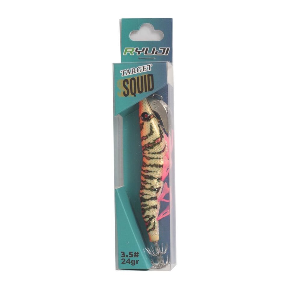 Ryuji Target Squid 3.5# 11cm 24gr Rainbow Tiger