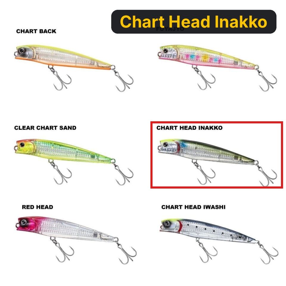 Daiwa Morethan Salt Pencil Laser Impact 95F Maket Yem Chart Head Inakko