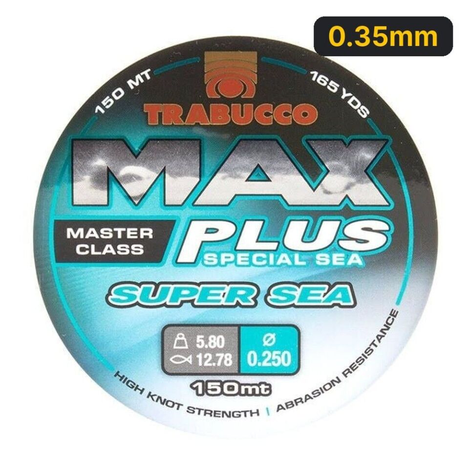 Trabucco Max Plus Super Sea 150m Monoflament Misina 0.35mm