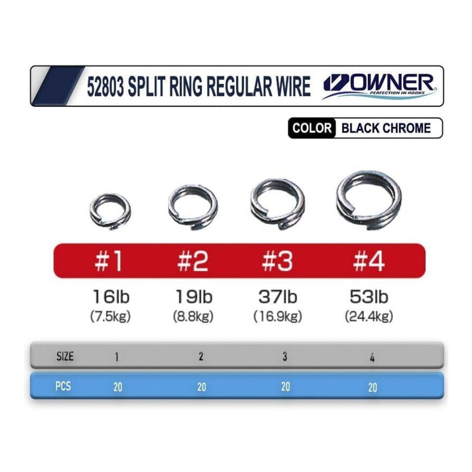 Owner 52803 Split Ring Fine Wire Halka 2
