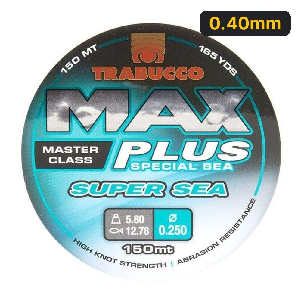 Trabucco Max Plus Super Sea 150m Monoflament Misina 0.40mm