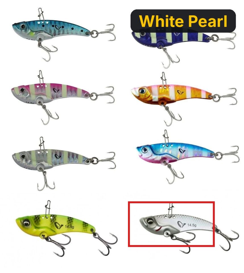 Savage gear 3D VIB Blade 4,5 cm 8,5gr Suni Yem White Pearl