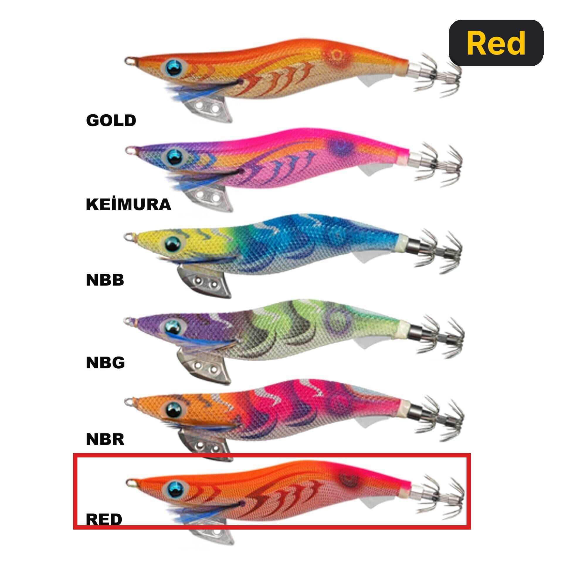 Yamashita Egi Oh K 3.0S Kalamar Zokası Red