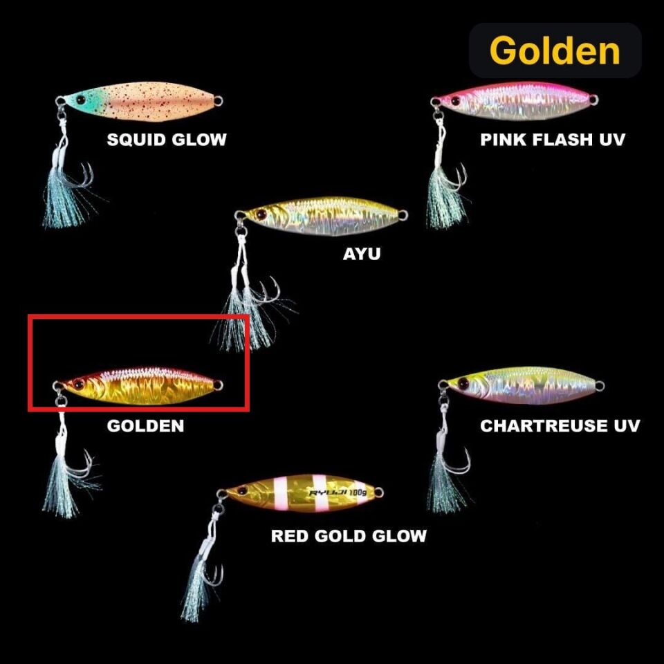 Ryuji Slowin Jig 150 gr Metal Yem Golden