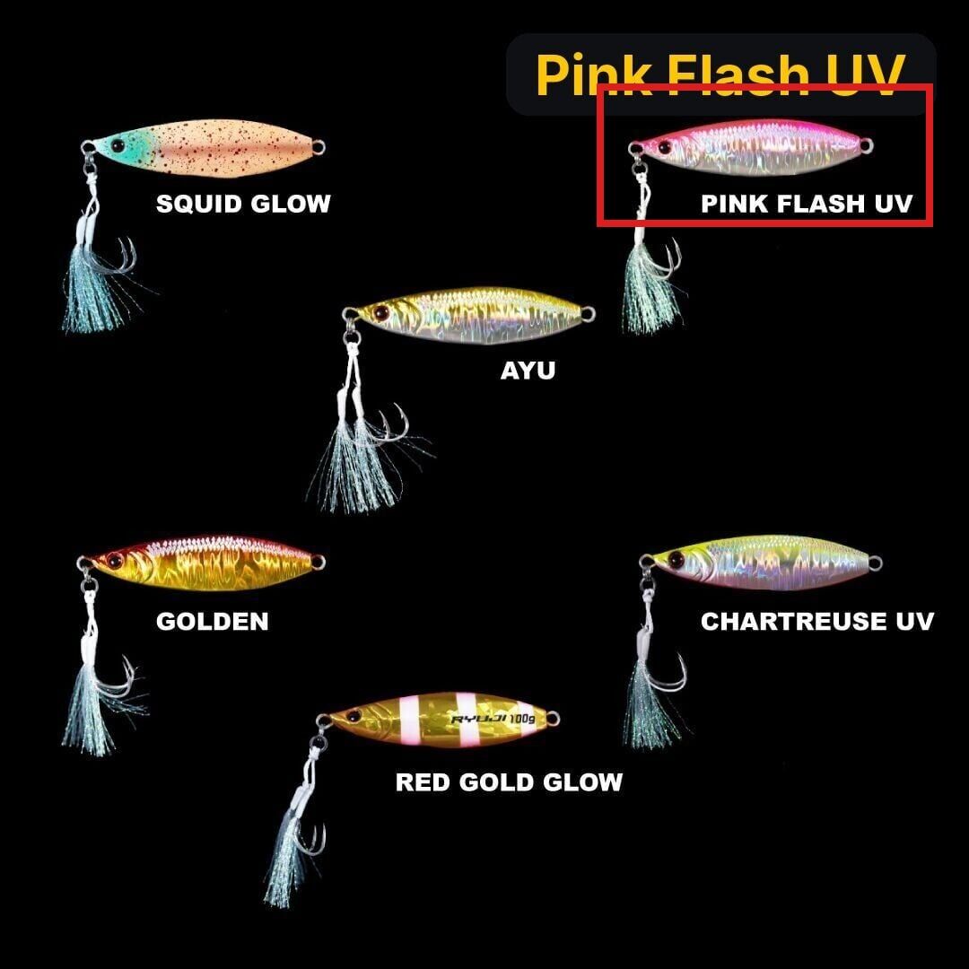Ryuji Slowin Jig 150 gr Metal Yem Pink Flash UV