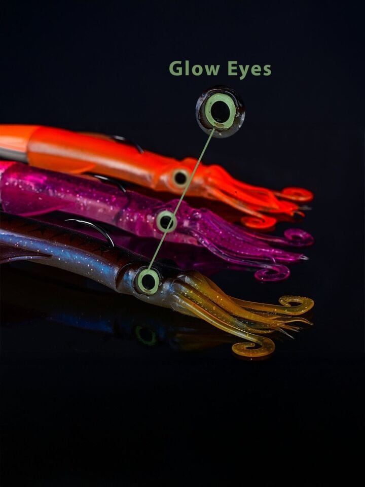 Fujin Calamax EVO 190gr Combo Squid Silikon Yem Red