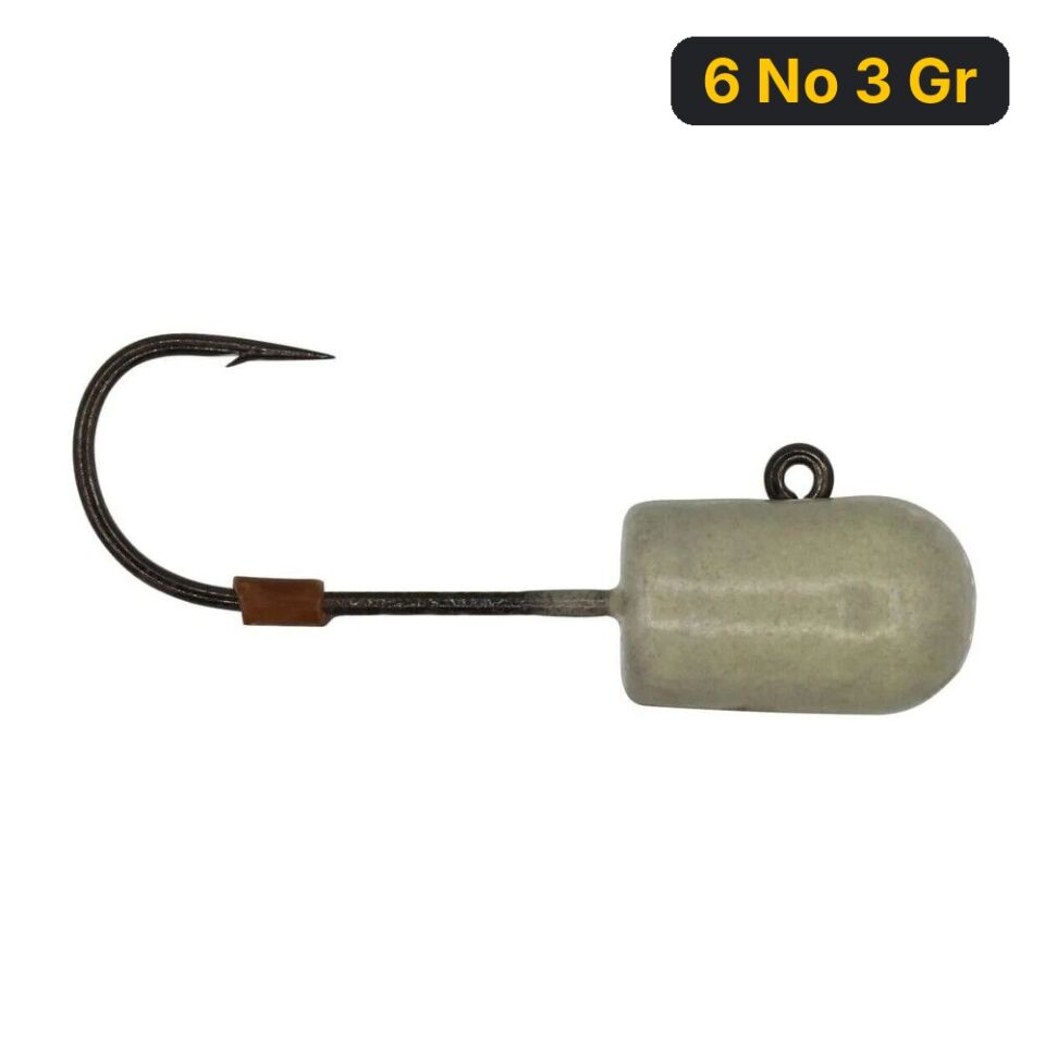 Fishcoin Bomb Jighead Glow 6 No 3 Gr