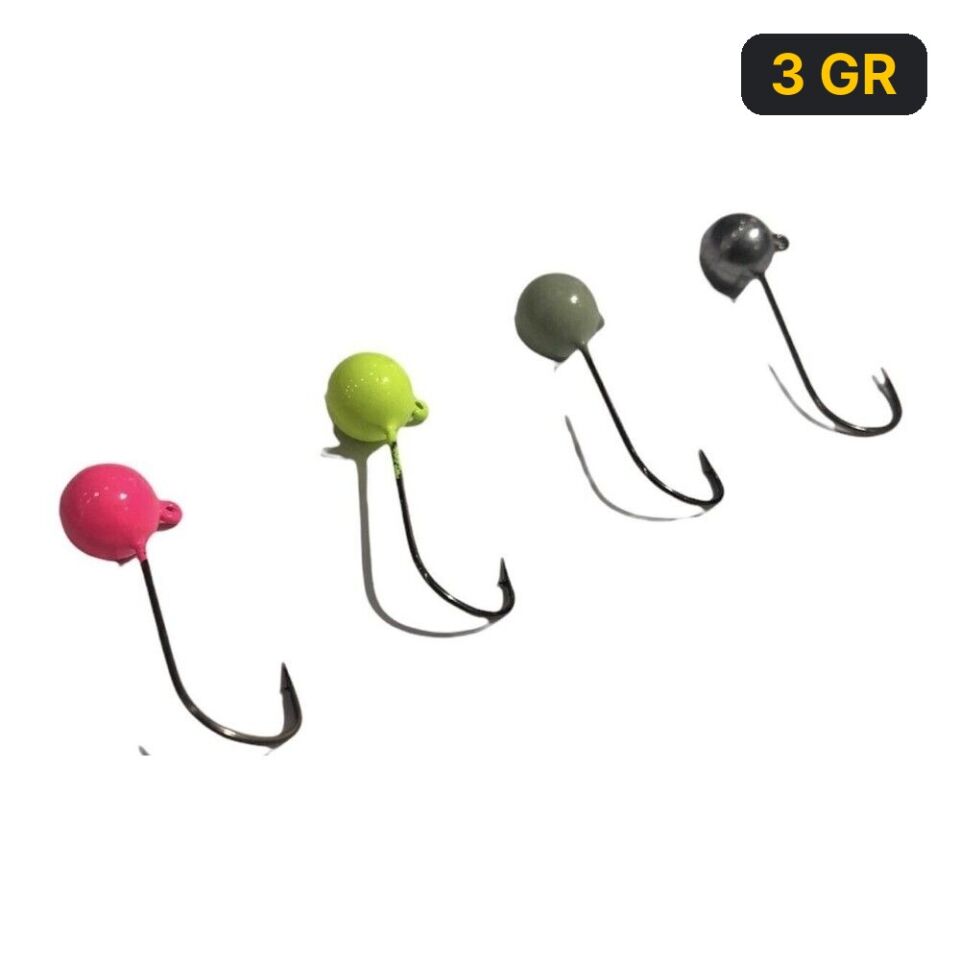 Shogun Football Nickel Jig Head 3 GR
