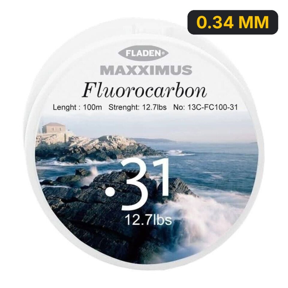 Fladen Maxximus Fluorocarbon Misina 100M 0.34 MM
