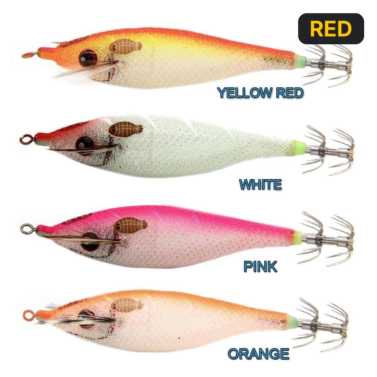 Dtd Retro Bukva 70mm 9.80gr 2.5 Glow Kalamar Zokası RED