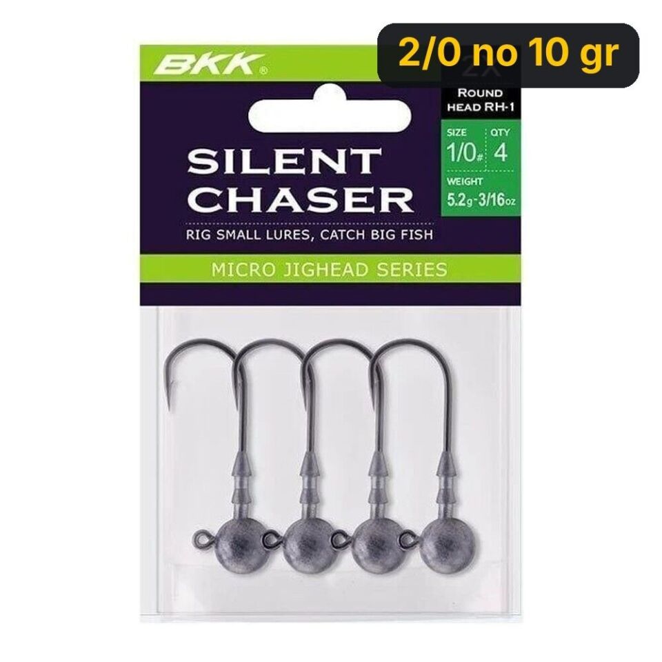 BKK Silent Chaser- Round Head Jighead 2/0 no 10 gr