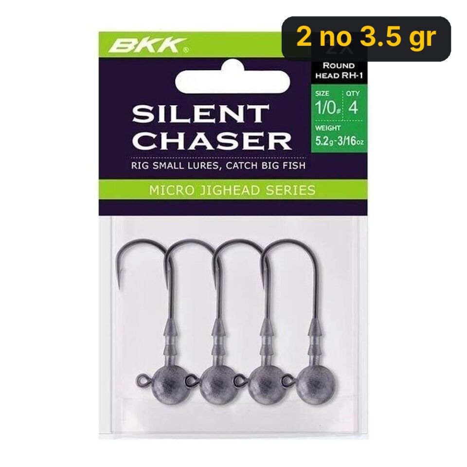 BKK Silent Chaser- Round Head Jighead 2 no 3.5 gr