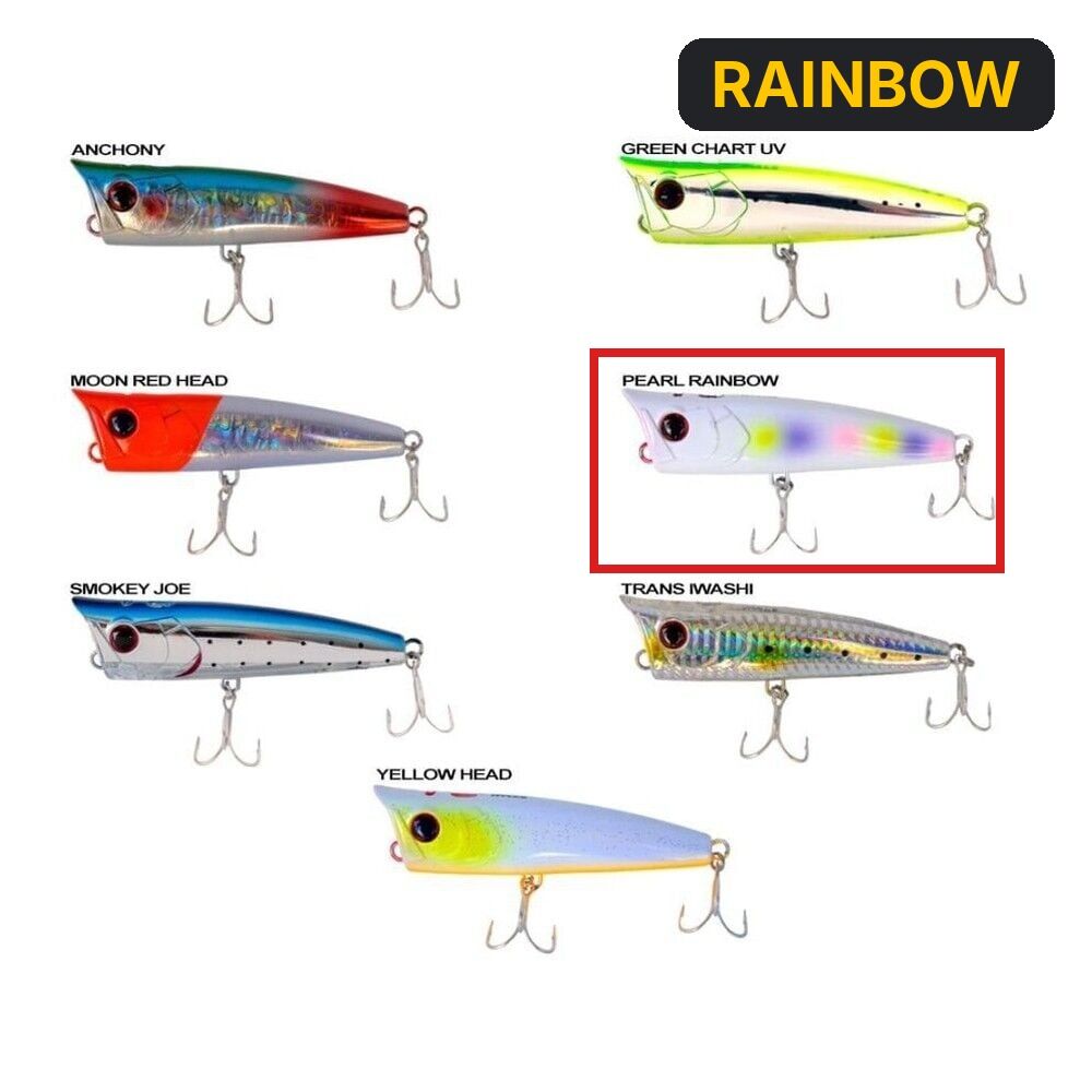 Ryuji Pop Walker 10cm 24gr Maket Yem RAINBOW