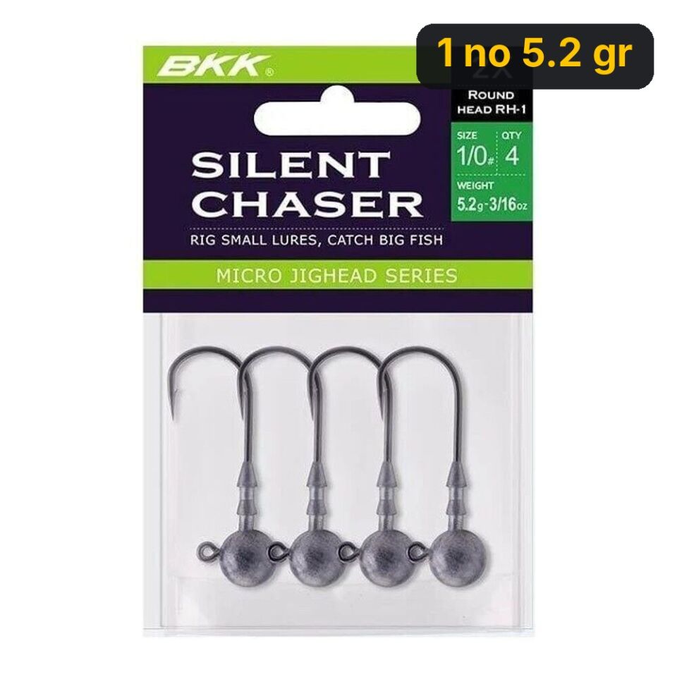 BKK Silent Chaser- Round Head Jighead 1 no 5.2 gr
