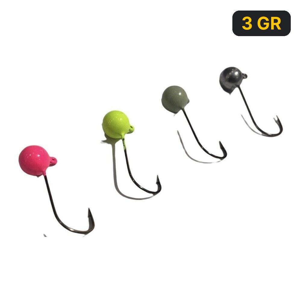 Shogun Football UV Pembe Jig Head 3 GR