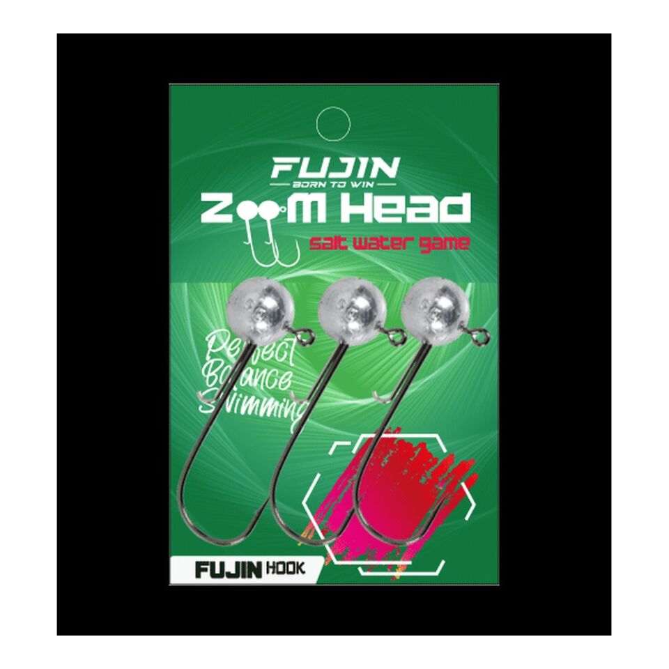 Fujin Zoom Head 2/0 Jighead 2-0 no 3gr