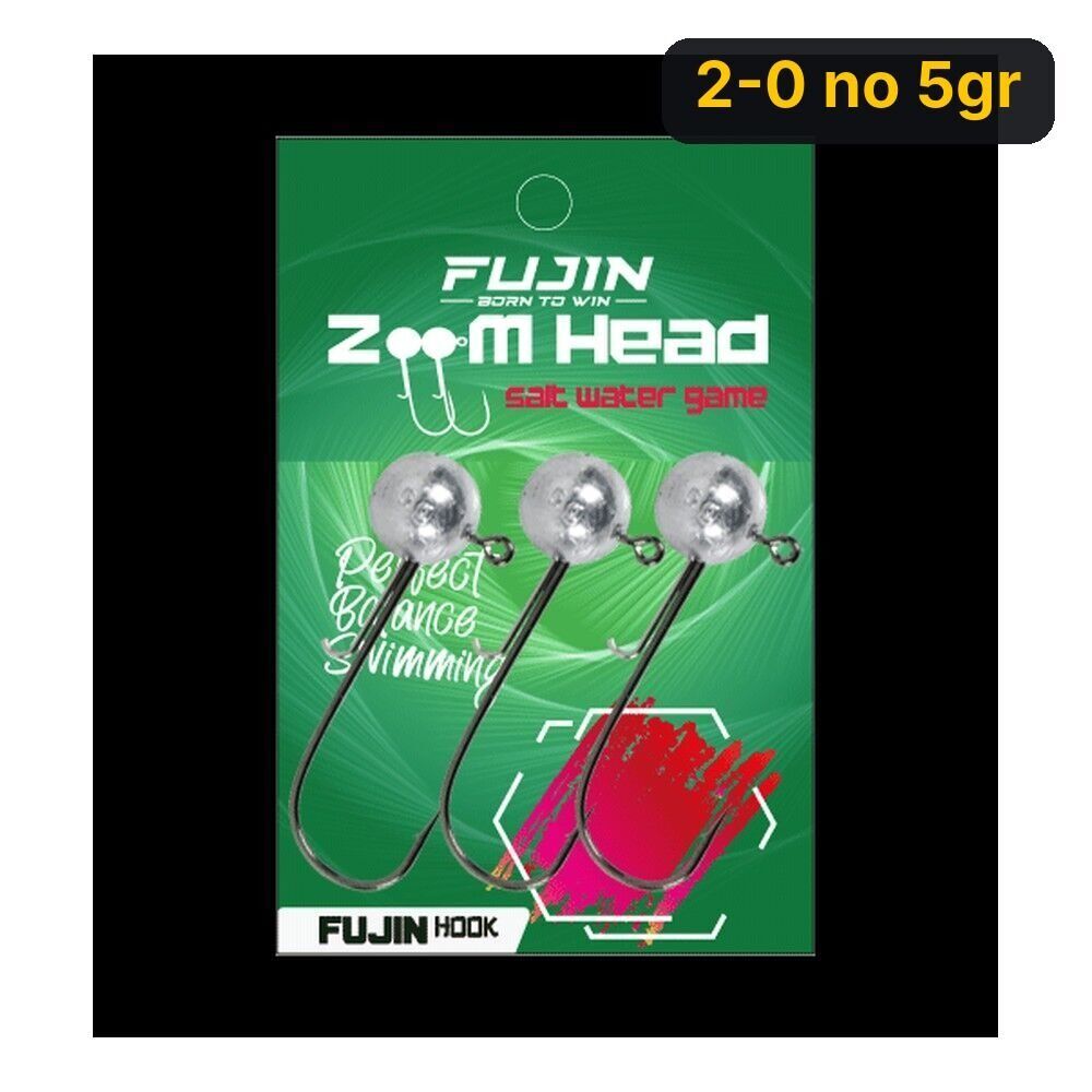 Fujin Zoom Head 2/0 Jighead 2-0 no 5gr