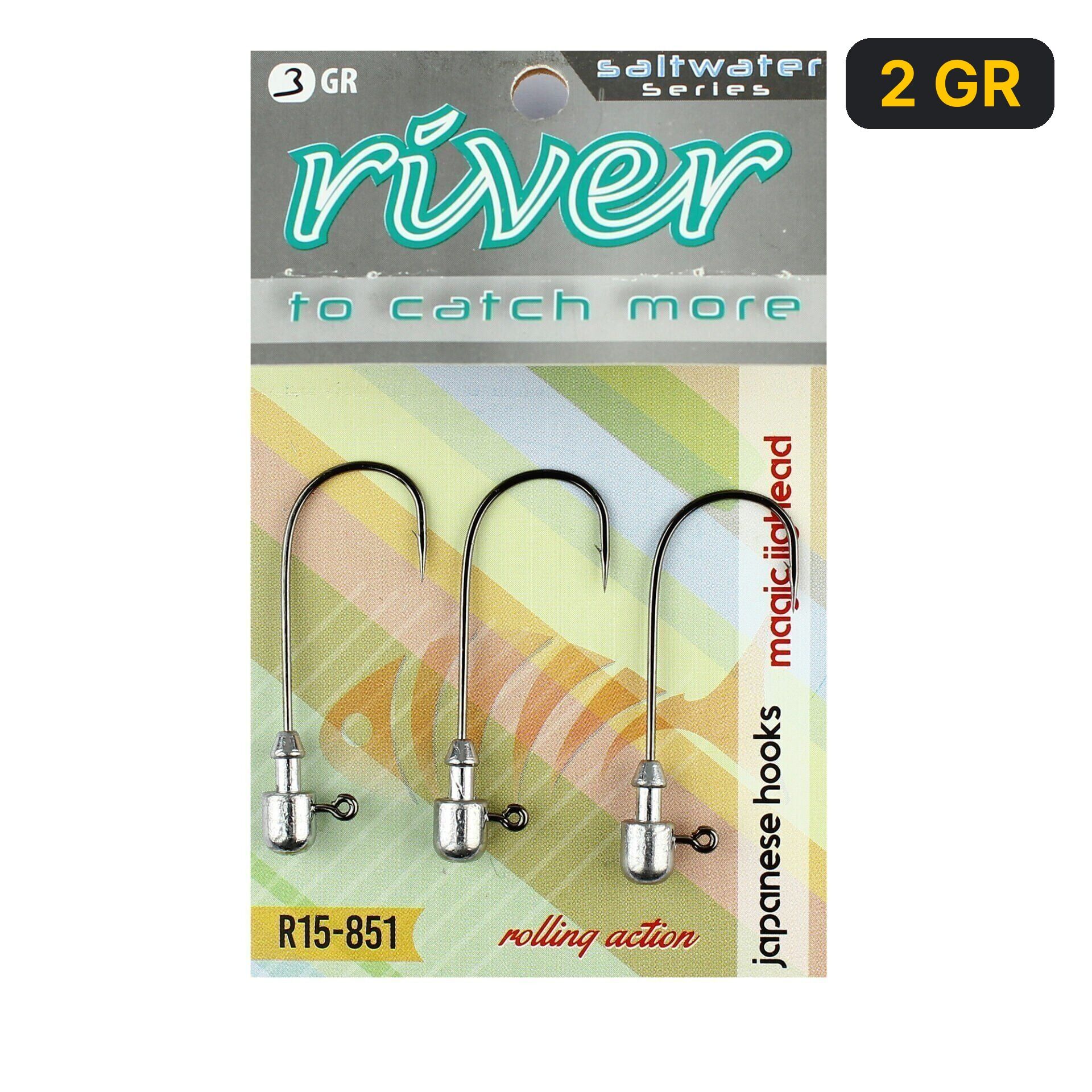 River Magic Jig Head 3P 2 GR